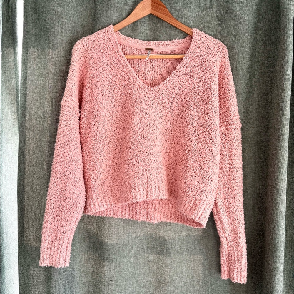 Free People Finders Keepers V Neck Sweater size XS - Picture 4 of 8